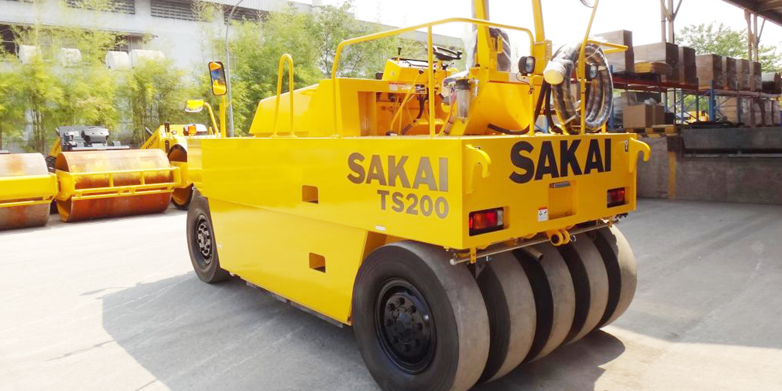 Rental Alat Berat Pneumatic Roller Murah Jabodetabek