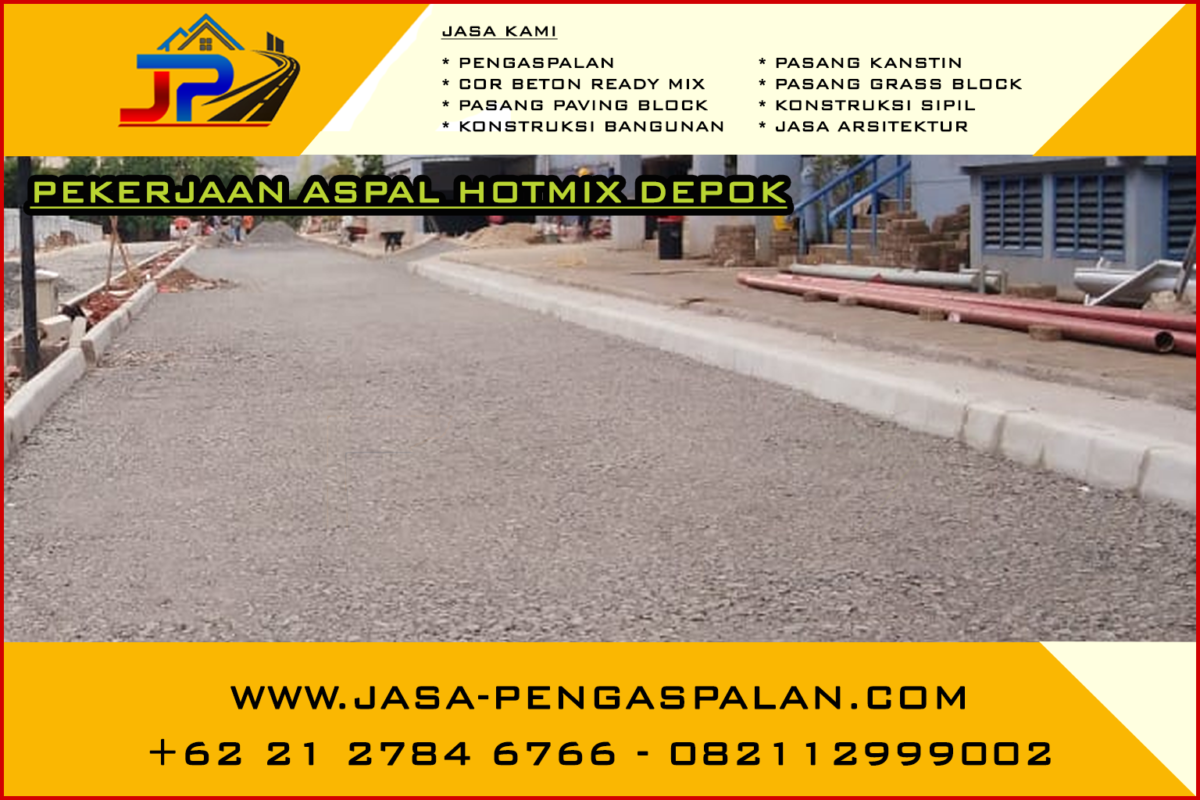 Pekerjaan Aspal Hotmix Depok