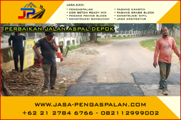 Perbaikan Jalan Aspal Depok