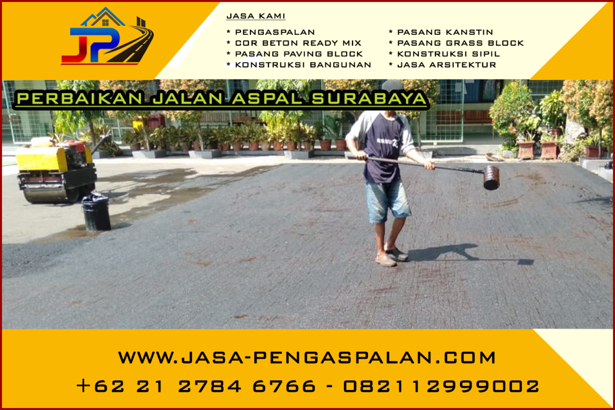 Perbaikan Jalan Aspal Surabaya